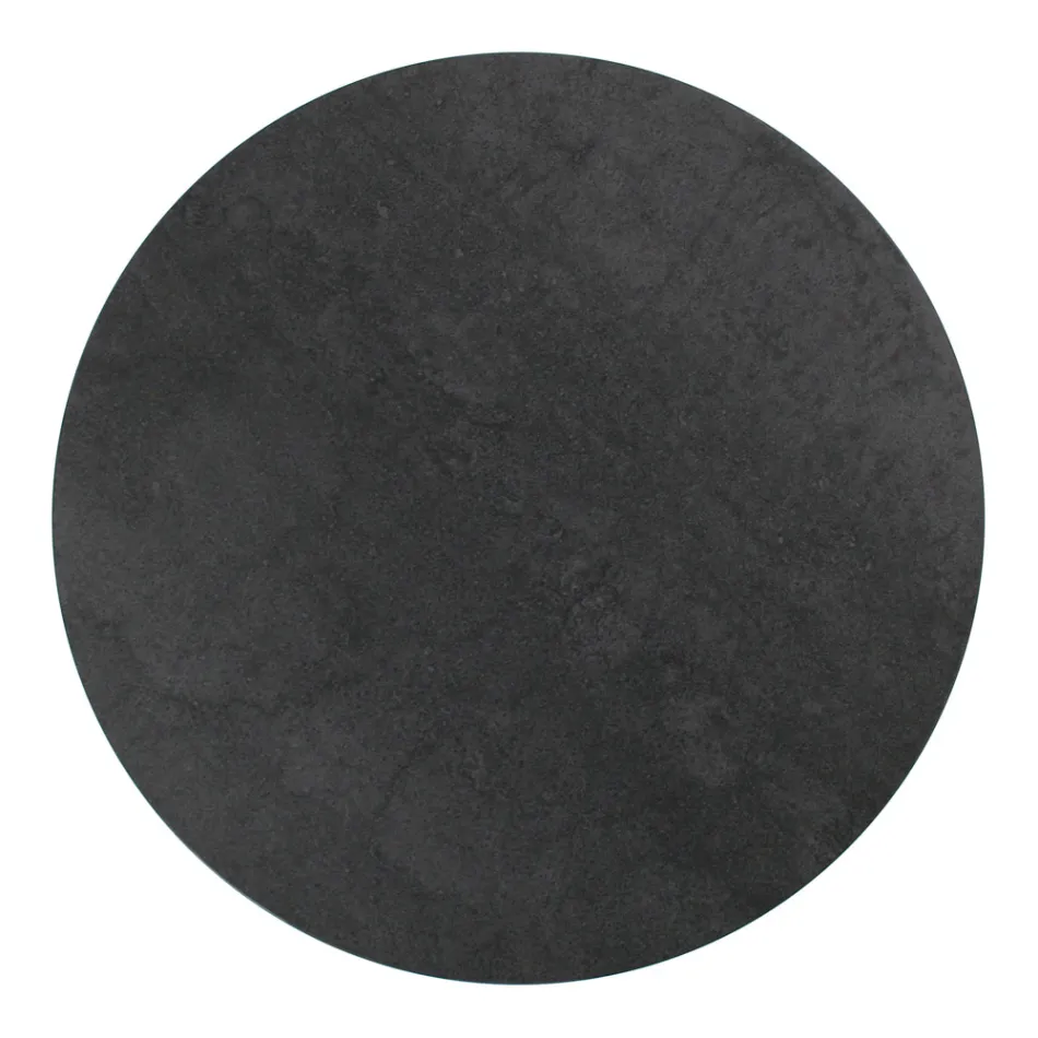 Table Basse en Grès de Porcelaine et Base Ronde Made in Italy - Tullia Viadurini