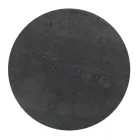 Table basse en grès rond et base à 3 croissants fabriquée en Italie - Arepa Viadurini