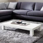 Table basse en Hpl avec pieds en métal Made in Italy - Nebbiolo Viadurini