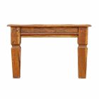 Table basse en bois d'acacia massif Homemotion Design classique - Remo Viadurini