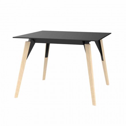 Table Basse en Bois et Hpl Différentes Couleurs 2 Tailles - Bois Faz - Vondom Viadurini