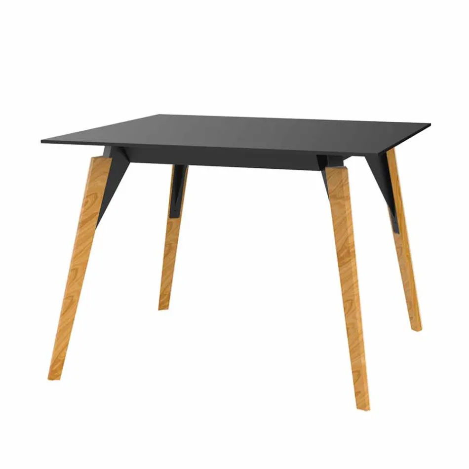 Table Basse en Bois et Hpl Différentes Couleurs 2 Tailles - Bois Faz - Vondom Viadurini