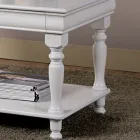 Table basse en bois de hêtre massif fabriquée en Italie - Frigg Viadurini