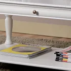 Table basse en bois de hêtre massif fabriquée en Italie - Frigg Viadurini