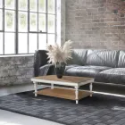 Table basse en bois de hêtre massif fabriquée en Italie - Frigg Viadurini