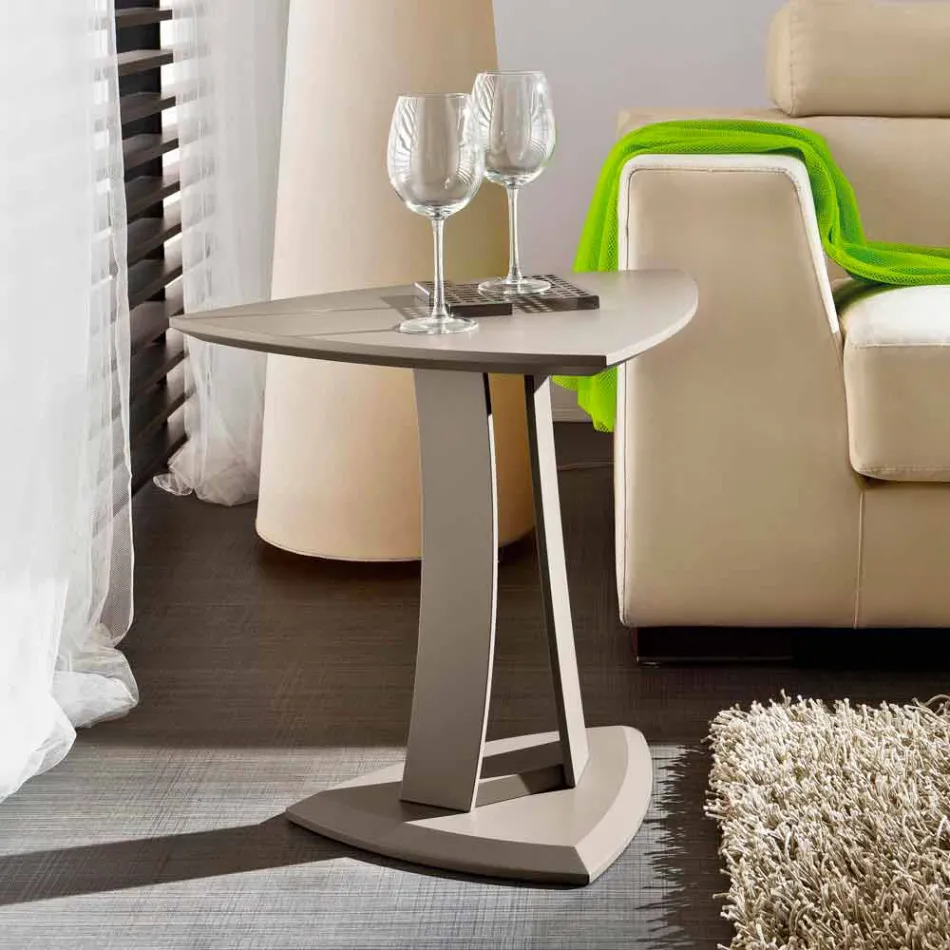 Table basse en MDF laqué Made in Italy, haute qualité - Lisa Viadurini