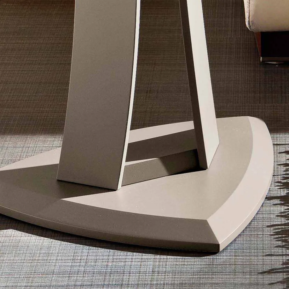 Table basse en MDF laqué Made in Italy, haute qualité - Lisa Viadurini