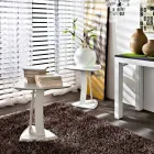 Table basse en MDF laqué Made in Italy, haute qualité - Lisa Viadurini