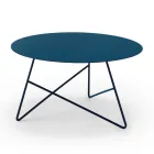 Table basse en métal coloré et 3 tailles, fabriquée en Italie - Magali Viadurini