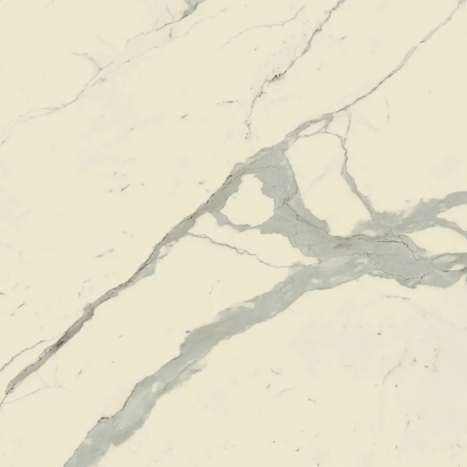 Table basse en métal dessus en céramique avec rangement - Emirates Viadurini