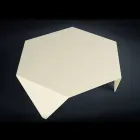 table basse en métal découpé au laser dans Ruche Viadurini