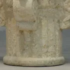 Table basse avec salon en pierre et en verre avec un design classique Balos Viadurini