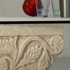 Table basse avec salon en pierre et le verre avec un design classique Mytros Viadurini