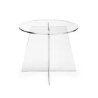 Table basse en plexiglas avec différentes finitions fabriquée en Italie - Aurora Viadurini