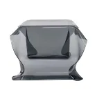 Table basse en plexiglas drapée à la main fabriquée en Italie - Pippo Viadurini