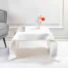 Table basse en plexiglas drapée à la main fabriquée en Italie - Pippo Viadurini