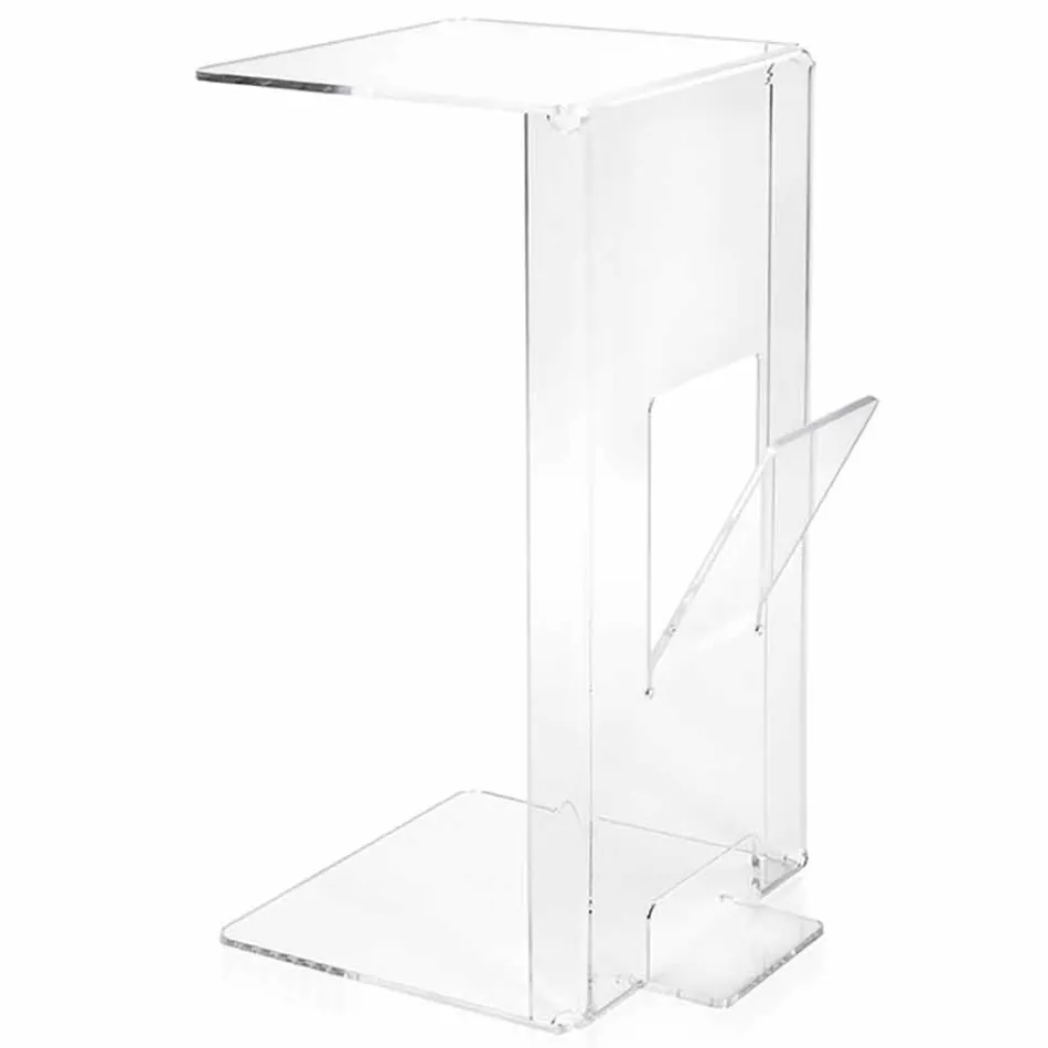 Table basse en design PMMA transparent Quero Vas Viadurini