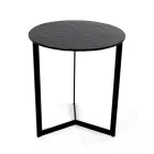 Table basse en verre avec base en acier Made in Italy - Aspira Viadurini