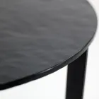 Table basse en verre avec base en acier Made in Italy - Aspira Viadurini