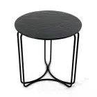 Table basse et base en verre avec 3 croissants Made in Italy - Arepa Viadurini