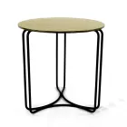 Table basse et base en verre avec 3 croissants Made in Italy - Arepa Viadurini