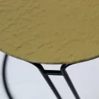 Table basse en verre et base ronde Made in Italy - Tullia Viadurini