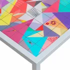 métal café moderne salon 50x50cm Nina, made in Italy Viadurini