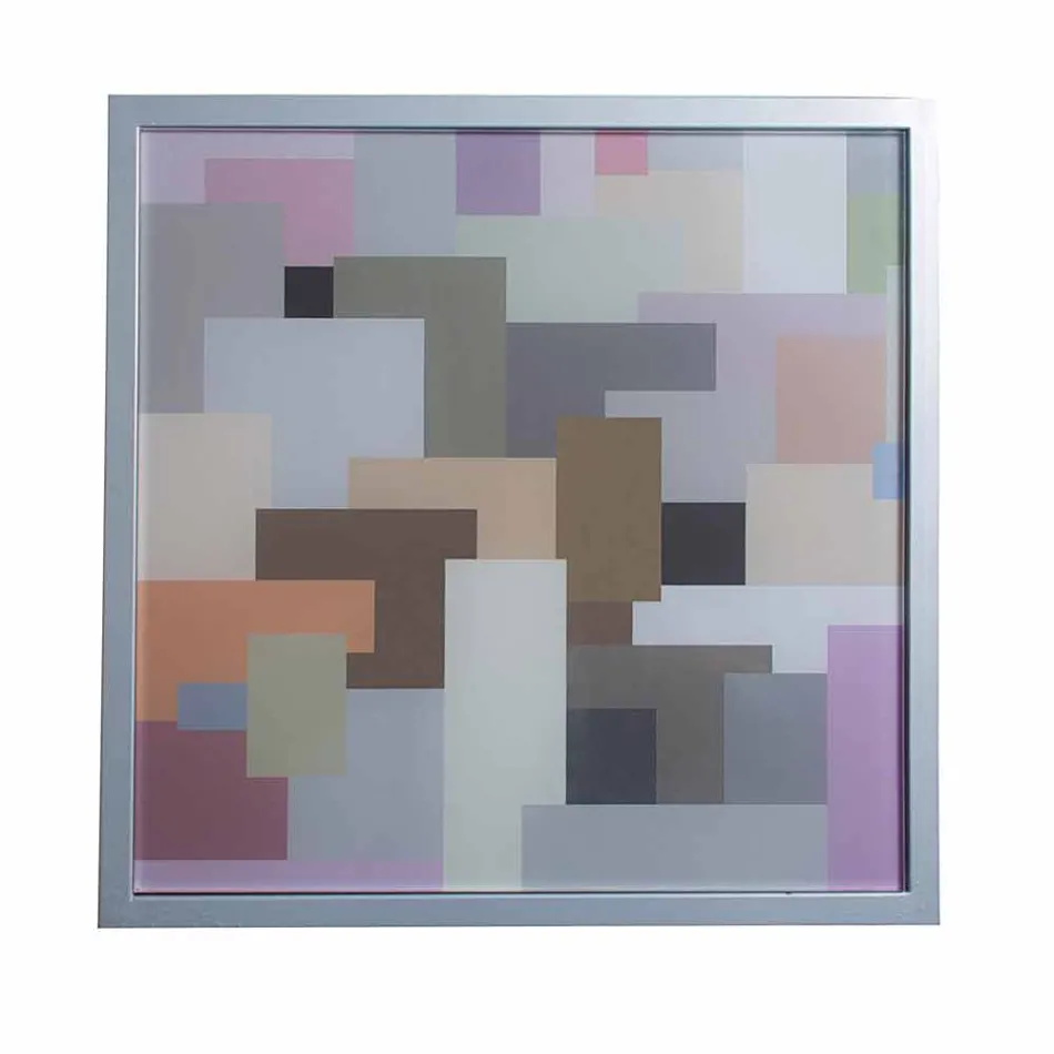 métal café moderne salon 50x50cm Nina, made in Italy Viadurini