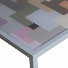 métal café moderne salon 50x50cm Nina, made in Italy Viadurini