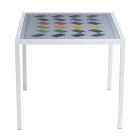 métal café moderne salon 50x50cm Nina, made in Italy Viadurini