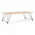 Table basse moderne avec plateau en bois Homemotion - Accino