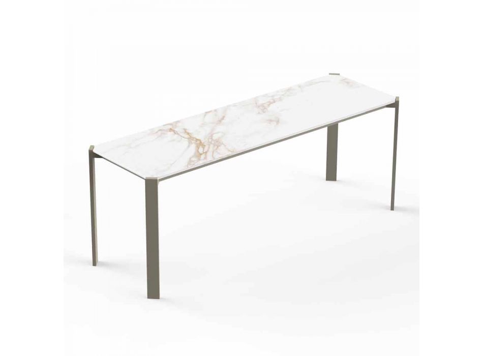 Table basse moderne d'intérieur ou d'extérieur en aluminium - Tablette par Vondom Viadurini