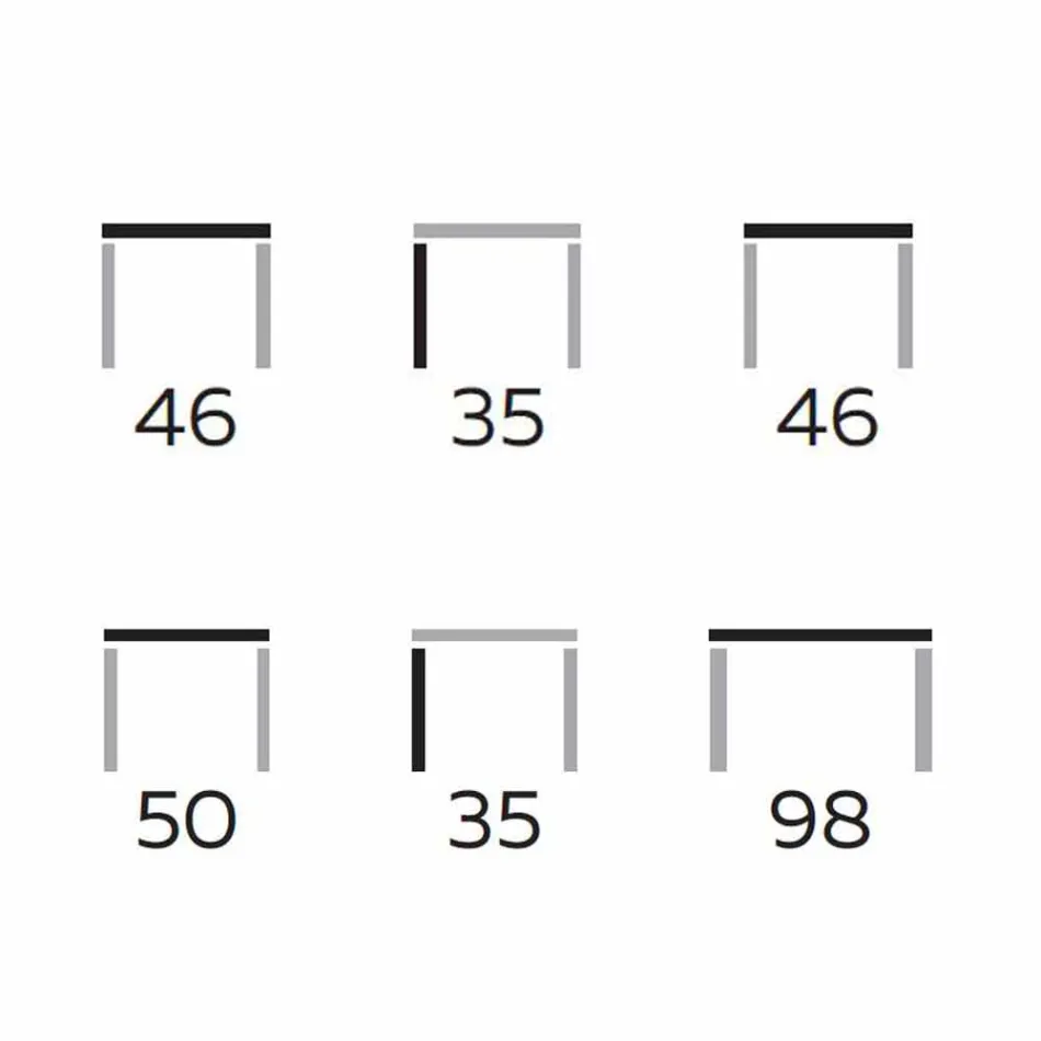 Table basse moderne en grès et bois de hêtre Made in Italy - Titanic Viadurini