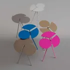 Table basse moderne en feuille colorée de design Originae - Coccinelle Viadurini