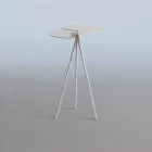 Table basse moderne en feuille colorée de design Originae - Coccinelle Viadurini