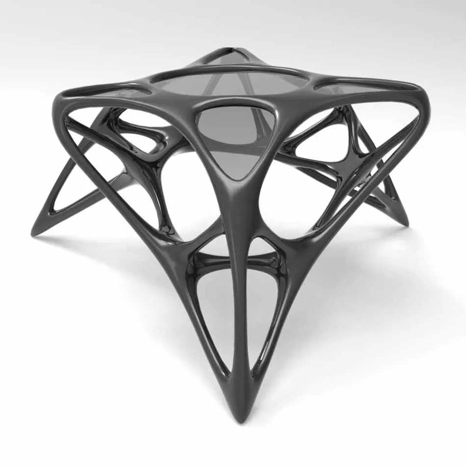 Moderne verre de café salon et Adamantx® Lunar Table # 2 Viadurini