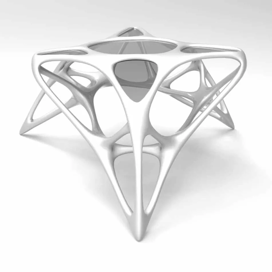 Moderne verre de café salon et Adamantx® Lunar Table # 2 Viadurini