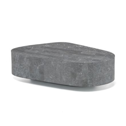 Table basse moderne en forme de pierre fossile - Bowie Viadurini