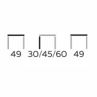 Table basse carrée en grès avec base en métal Made in Italy - Albert Viadurini