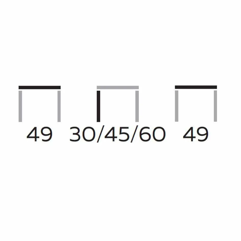 Table basse carrée en grès avec base en métal Made in Italy - Albert Viadurini