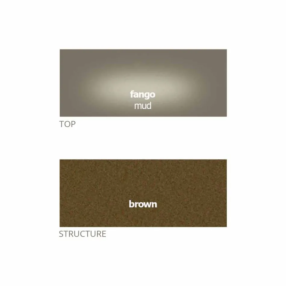 Table basse ronde avec plateau en cristal Made in Italy - Indio Viadurini