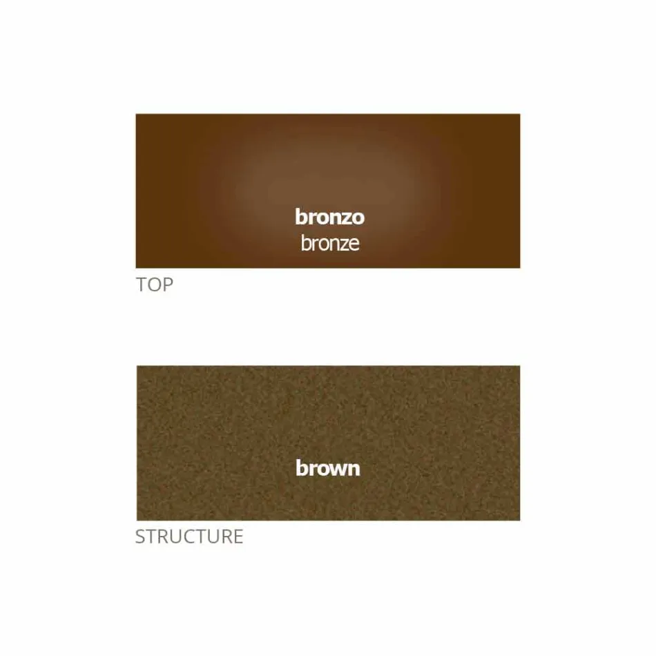 Table basse ronde avec plateau en cristal Made in Italy - Indio Viadurini