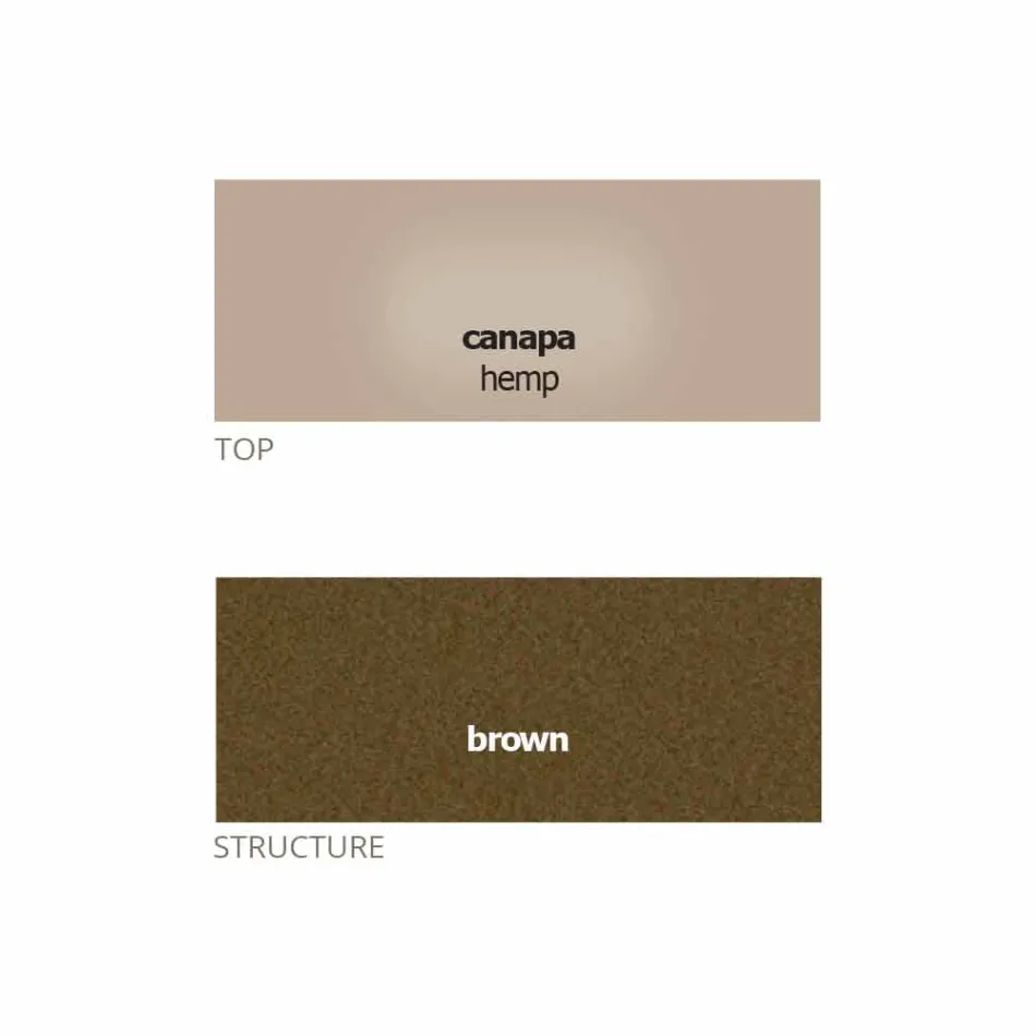 Table basse ronde avec plateau en cristal Made in Italy - Indio Viadurini