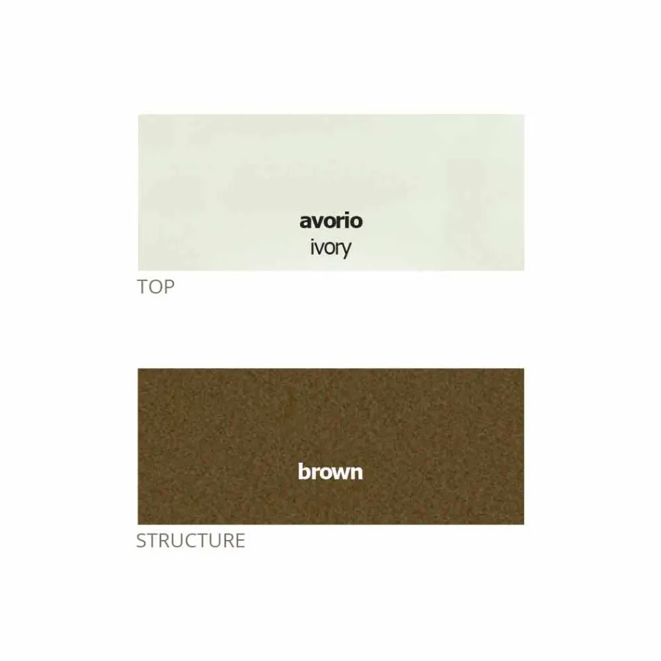 Table basse ronde avec plateau en cristal Made in Italy - Indio Viadurini