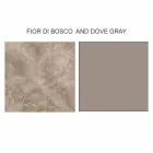 Table basse design ronde en grès et frêne Made in Italy - Bering Viadurini