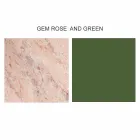 Table basse design ronde en grès et frêne Made in Italy - Bering Viadurini