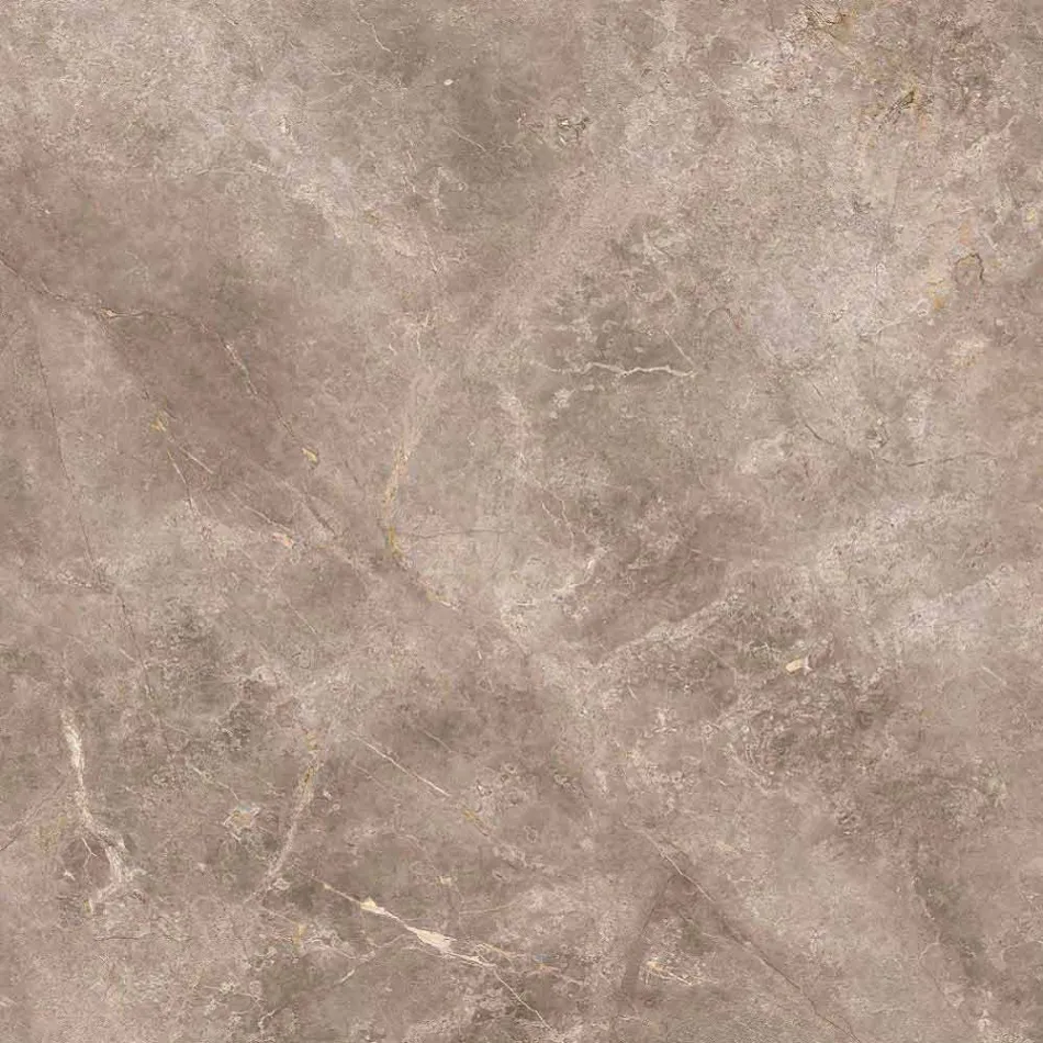 Table basse ronde en grès et métal moderne Made in Italy - Albert Viadurini