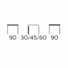 Table basse ronde en grès et métal moderne Made in Italy - Albert Viadurini