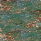 Table basse ronde en grès et métal moderne Made in Italy - Albert Viadurini