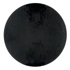 Table basse ronde en verre et acier Made in Italy - Paini Viadurini